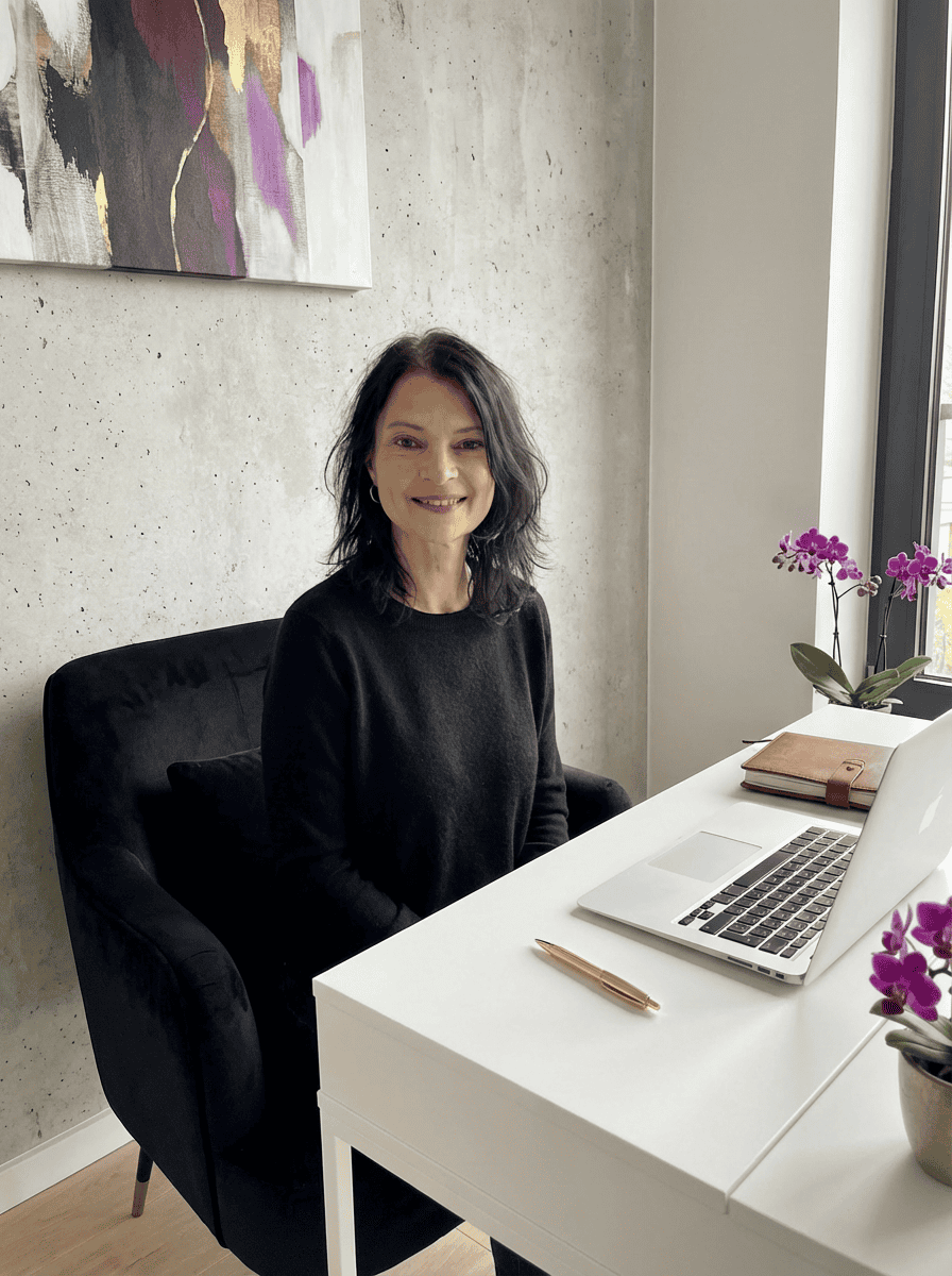 Alexandra Schumann ist Superpower-Coach und Holistic Coach. Sie vereint Erfahrung, Kompetenz und Intuition.